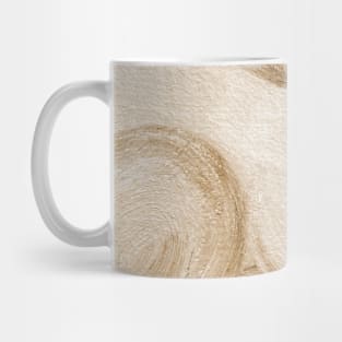 Sepia Antique White Abstract Art Mug